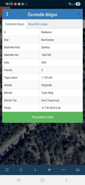  SATILIK ZEYTİNLİK BURHANİYE ŞARKÖY 1701 M2 
