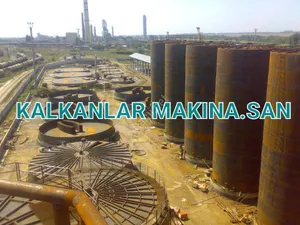 Mobil ham petrol rafineri yapımı kalkanlar makina 