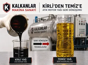 manufacturing of machines to convert waste engine oil back into engine oil.kalkanlar makina